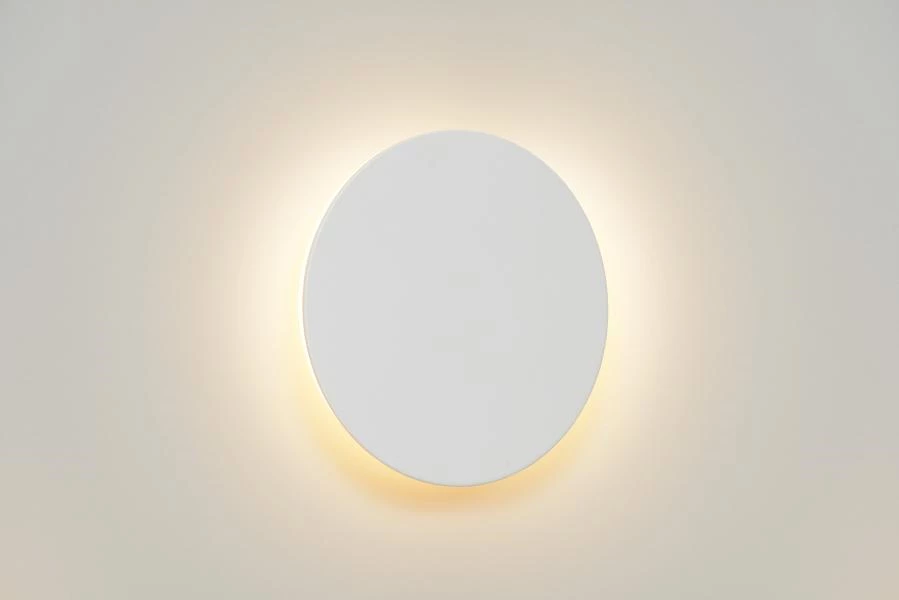 Lucide EKLYPS LED - Wall light - Ø 15 cm - LED - 1x6W 3000K - White - ambiance 3
